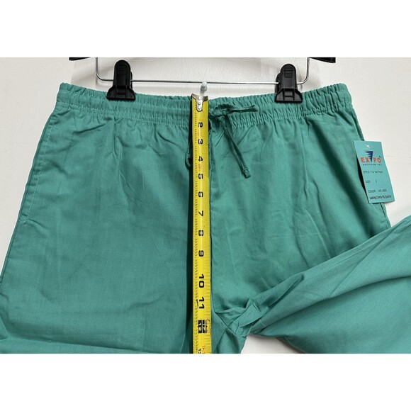 Expo V Neck women size small nurse medical uniform pants and top green - Picture 8 of 11